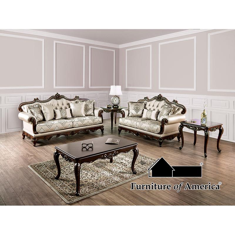 Furniture of America Veracruz Sofa + Loveseat