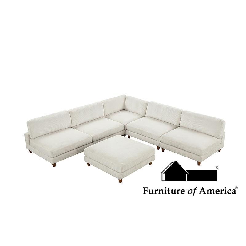 Furniture of America Dagenham Sectional, Beige