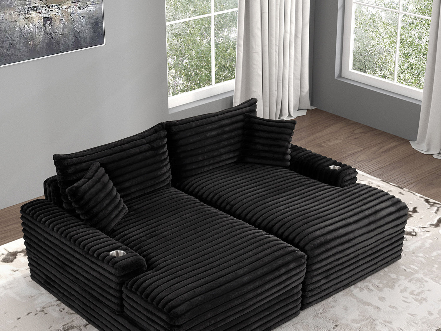 Tavedestrand Double Chaise Sofa