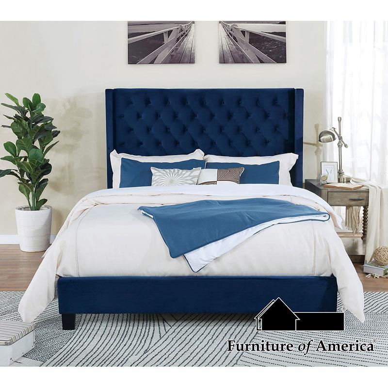 Furniture of America FM7141NV-EK-BED E.King Bed, Ryleigh