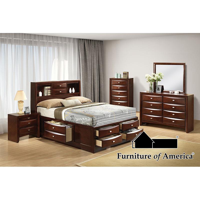 Furniture of America Zosimo Chest, Dark Cherry