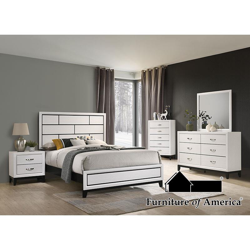 Furniture of America Errico Mirror, White