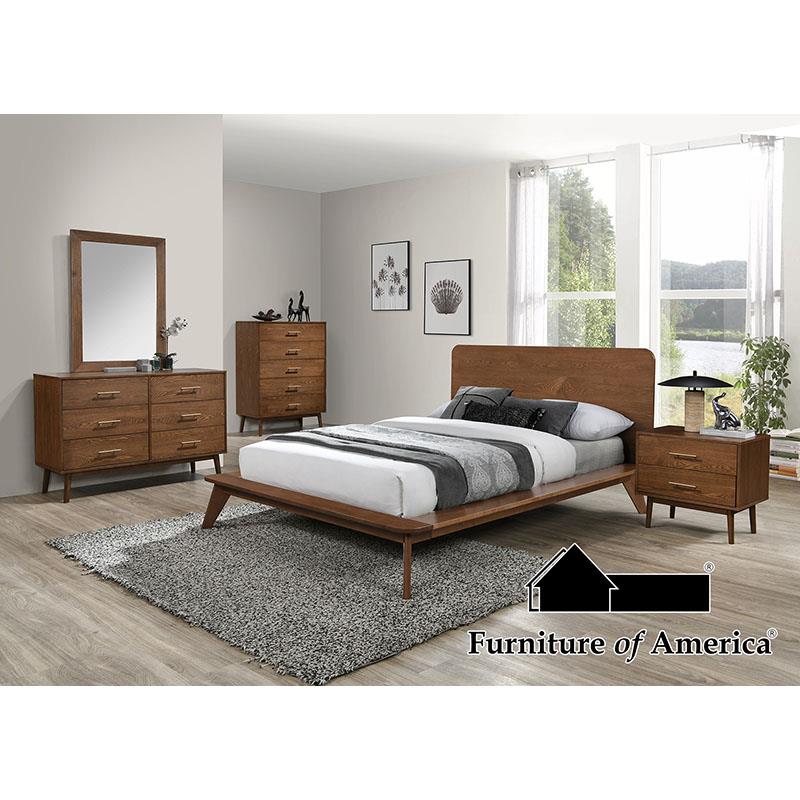 Furniture of America Stathelle 5 Pc. Queen Bedroom Set w/ Chest