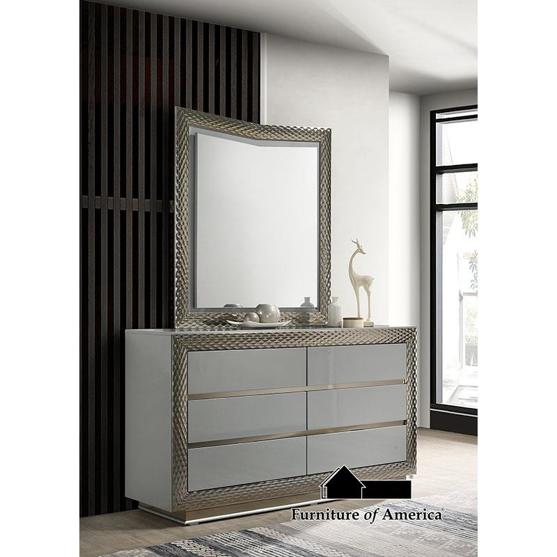 Furniture of America Ventnor Dresser, Gray
