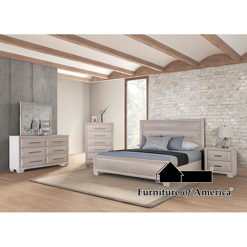 Furniture of America Chemnitz 5 Pc. Queen Bedroom Set w/ Chest