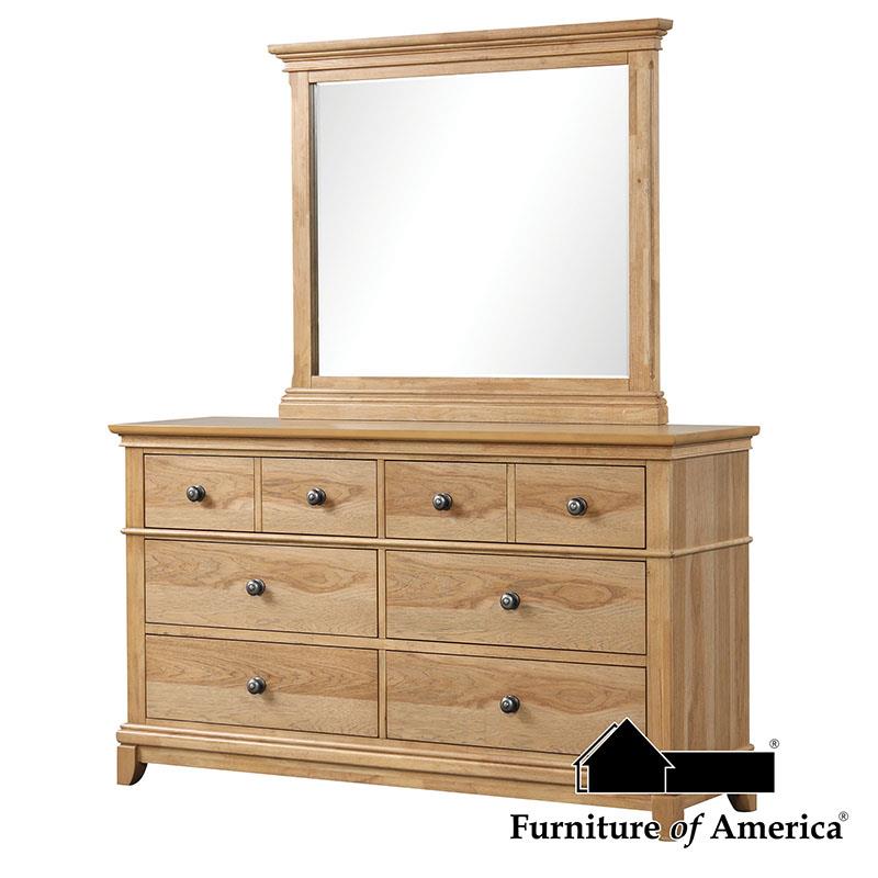 Furniture of America McHenry Dresser, Natural Oak