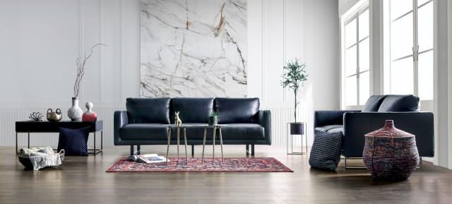 Furniture of America Mezzanotte Sofa + Loveseat