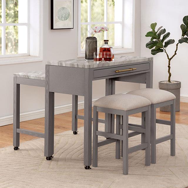 Furniture of America Whitehall 5 Pc. Counter Ht. Table Set