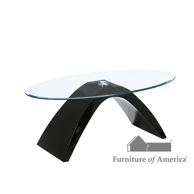 Furniture of America Nahara Coffee Table, Black