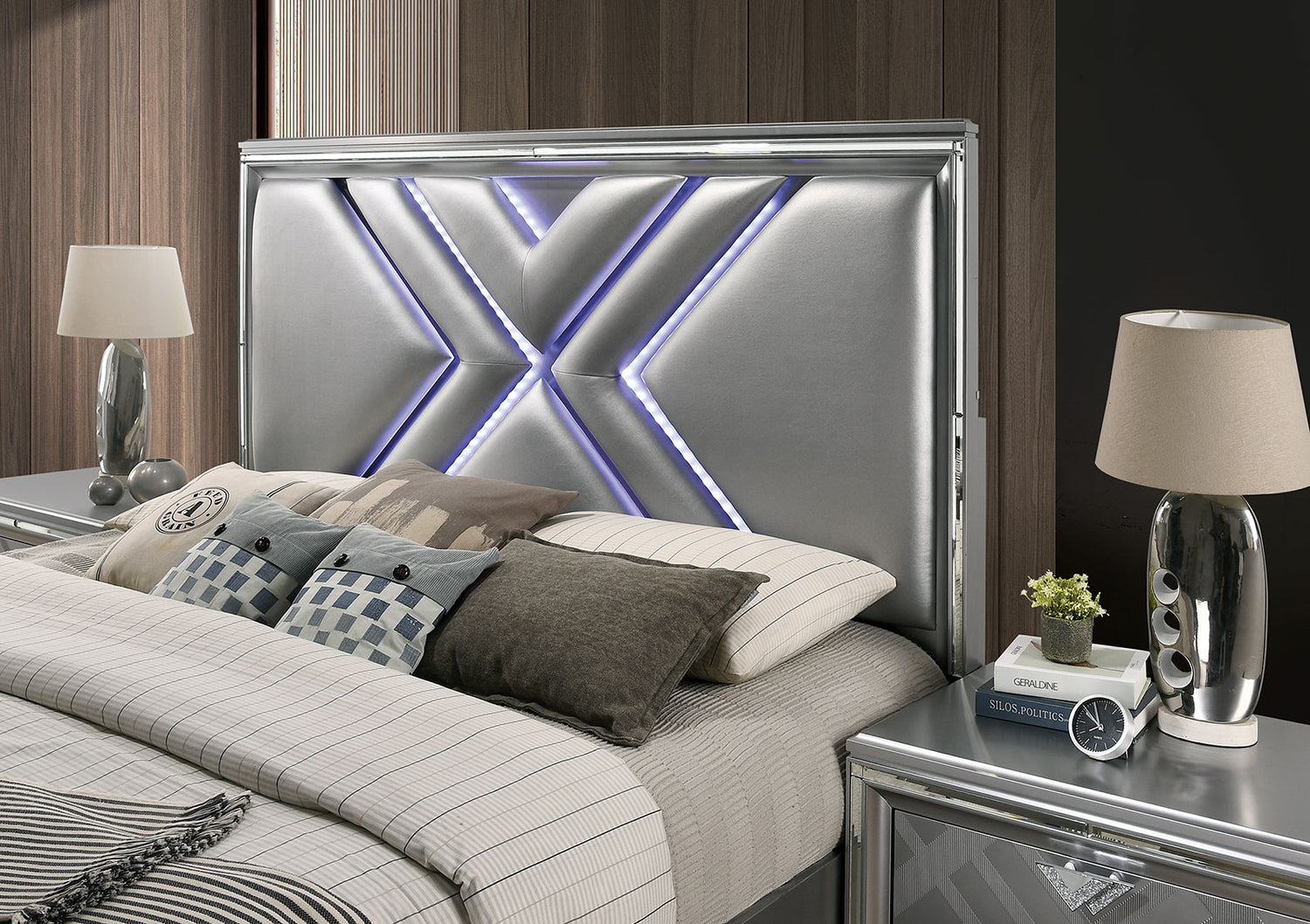 Emmeline 5 Pc. Queen Bedroom Set w/ 2NS