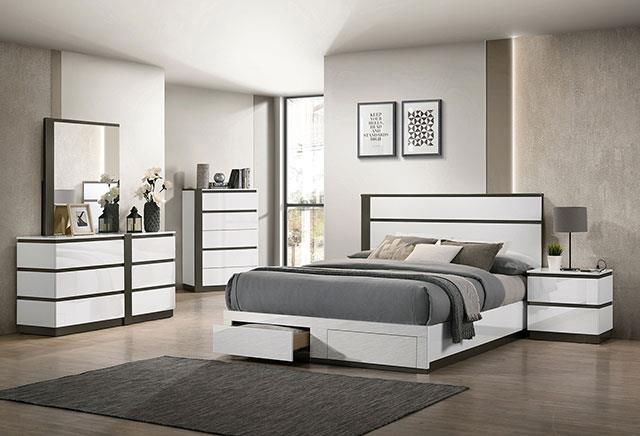 Furniture of America Birsfelden 4 Pc. Queen Bedroom Set