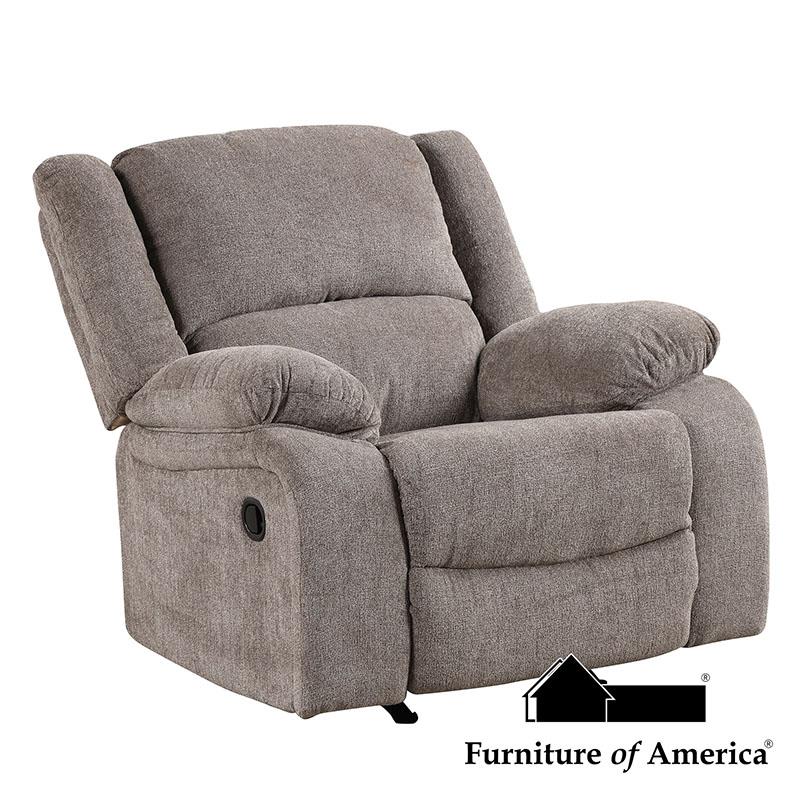 Furniture of America NX6003GY-CH-WB-1.jpg Recliner, Mocha