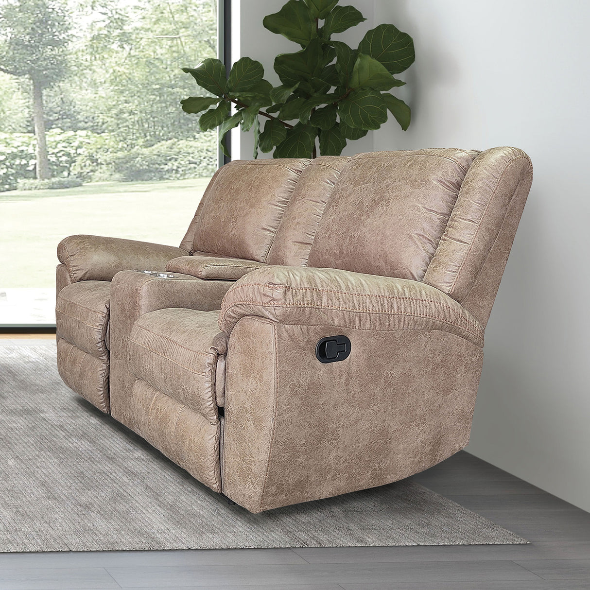 Jambi Loveseat, Brown