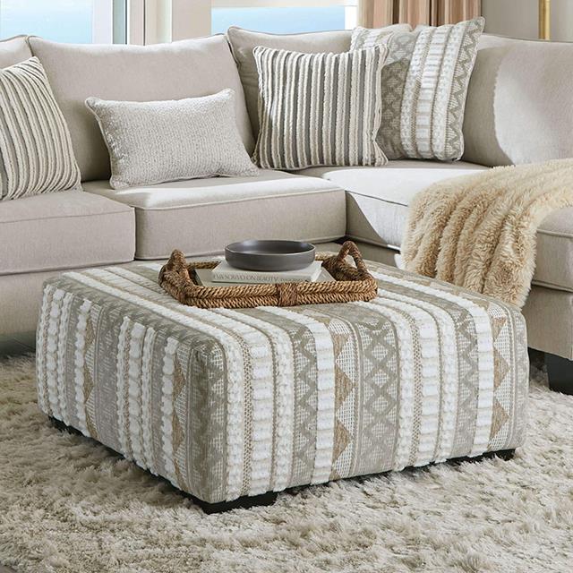 Furniture of America Clapham Ottoman