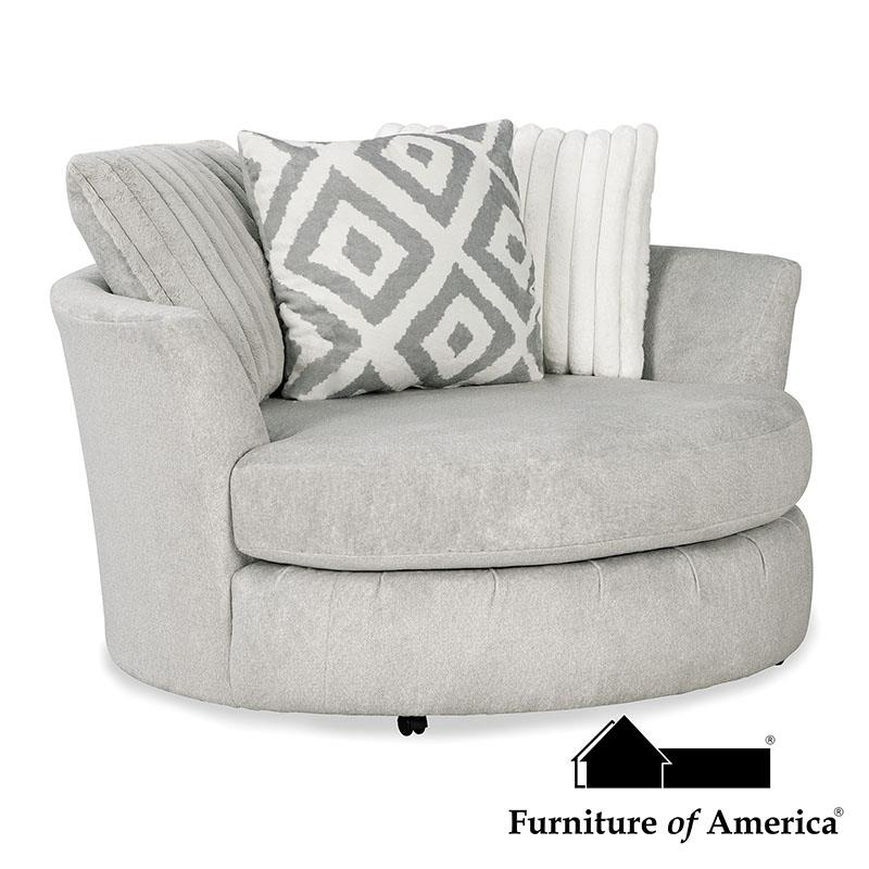 Furniture of America Hermiston Swivel Chair