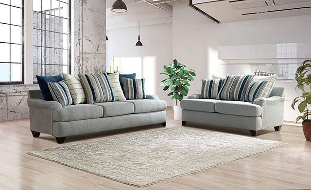 Furniture of America Plaistow Sofa + Loveseat