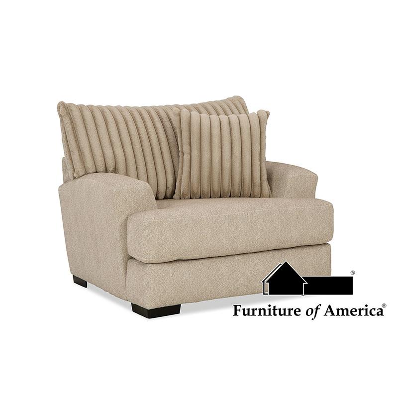 Furniture of America Loughlin Chair, Light Brown