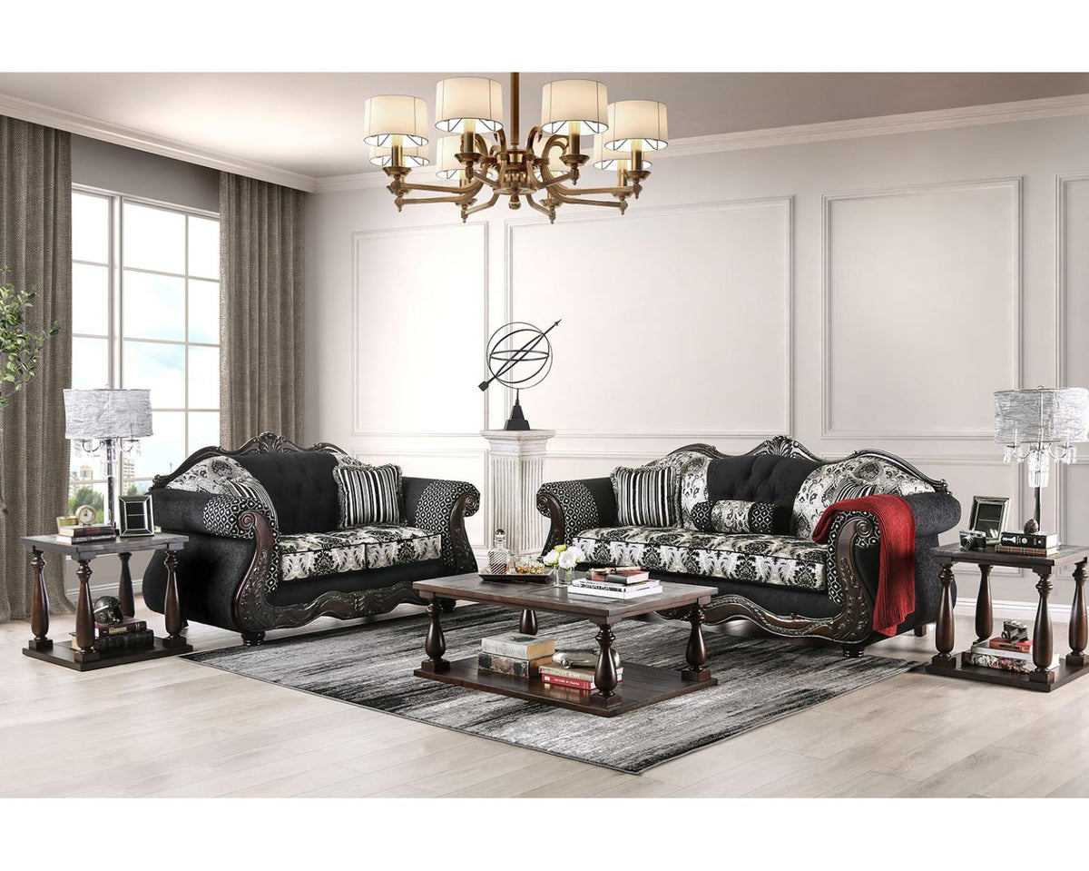 Furniture of America Ronja Sofa + Loveseat