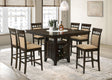 Coaster Gabriel 7-piece Square Counter Height Dining Set Cappuccino