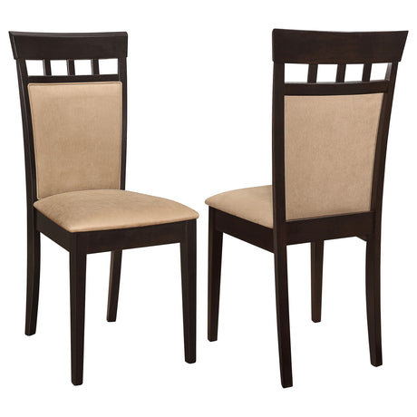 Coaster Gabriel Closed Back Dining Side Chair Cappuccino (Set of 2)