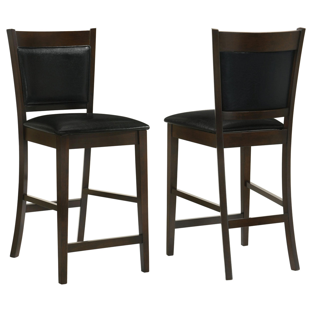 Coaster Jaden Upholstered Counter Chair Espresso (Set of 2)