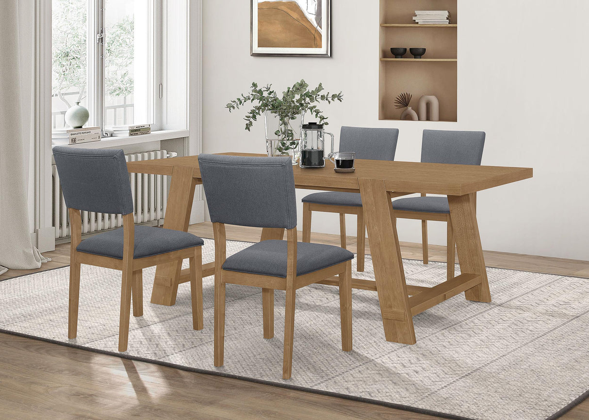 Coaster Sharon 5-piece Rectangular Dining Table Set Brown