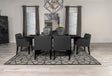 Coaster Catherine 7-piece Rectangular Dining Table Set Black