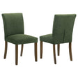 Coaster Cantley Upholstered Dining Side Chair Green (Set of 2)