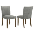 Coaster Cantley Upholstered Dining Side Chair Grey (Set of 2)