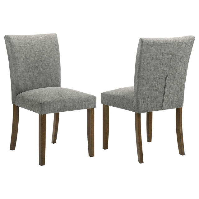 Coaster Cantley Upholstered Dining Side Chair Grey (Set of 2)