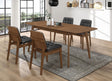 Coaster Redbridge Rectangular 5-piece Dining Set Natural Walnut