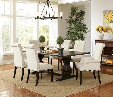 Coaster Parkins 7-piece Rectangular Dining Table Set Rustic Espresso