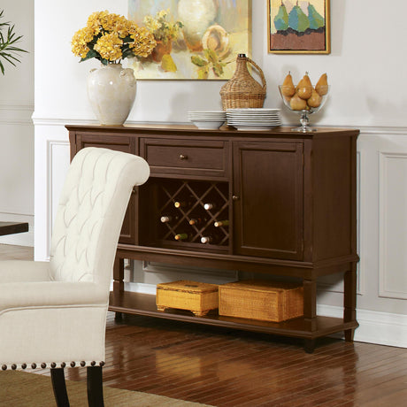 Coaster Parkins 2-door Sideboard Buffet Cabinet Rustic Espresso