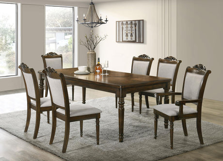Coaster Willowbrook 7-piece Rectangular Dining Table Set Chestnut