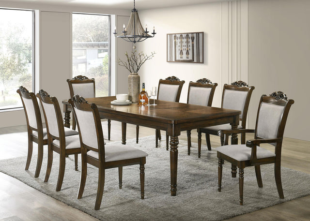 Coaster Willowbrook 9-piece Rectangular Dining Table Set Chestnut