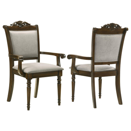 Coaster Willowbrook Wood Dining Arm Chair Chestnut (Set of 2)