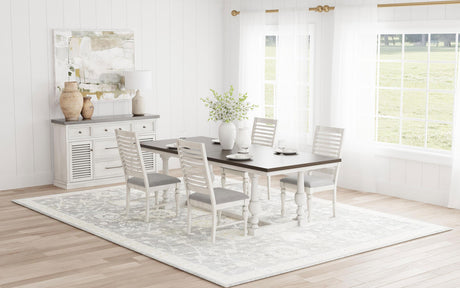 Coaster Aventine 5-piece Extension Leaf Dining Set Vintage White