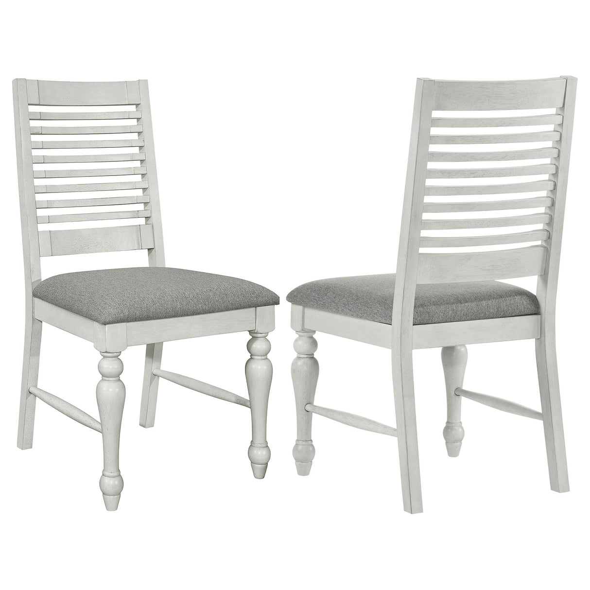 Coaster Aventine Wood Dining Side Chair Vintage White (Set of 2)