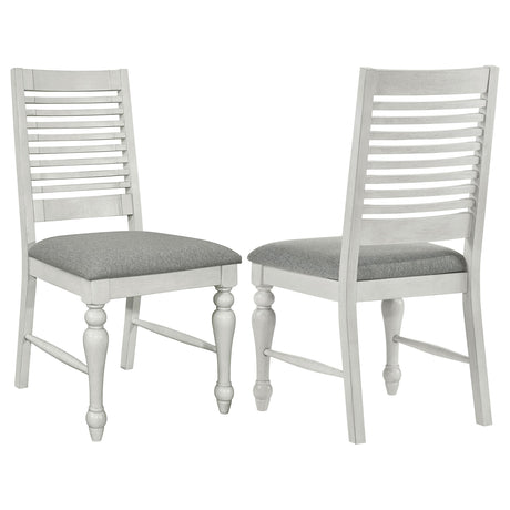 Coaster Aventine Wood Dining Side Chair Vintage White (Set of 2)