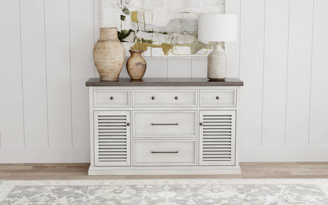 Coaster Aventine 5-drawer Sideboard Buffet Cabinet Vintage White