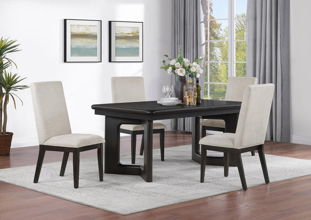 Coaster Hathaway 5-piece Rectangular Dining Table Set Acacia Brown