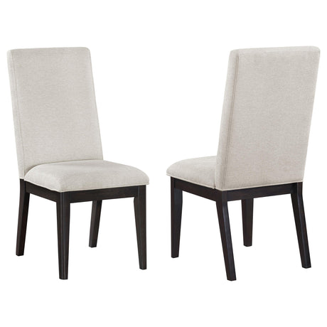 Coaster Hathaway Upholstered Dining Side Chair Cream (Set of 2)