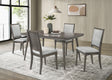 Coaster Onslow 5-piece 59-inch Rectangular Dining Set Dark Brown