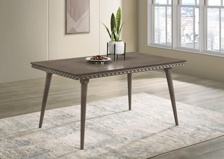 Coaster Onslow 59-inch Rectangular Wood Dining Table Dark Brown