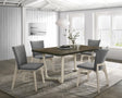 Coaster Biloxi 5-piece 71-inch Rectangular Dining Set Greyish Brown