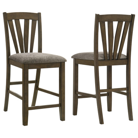 Coaster Canfield Counter Height Dining Side Chair Brown (Set of 2)