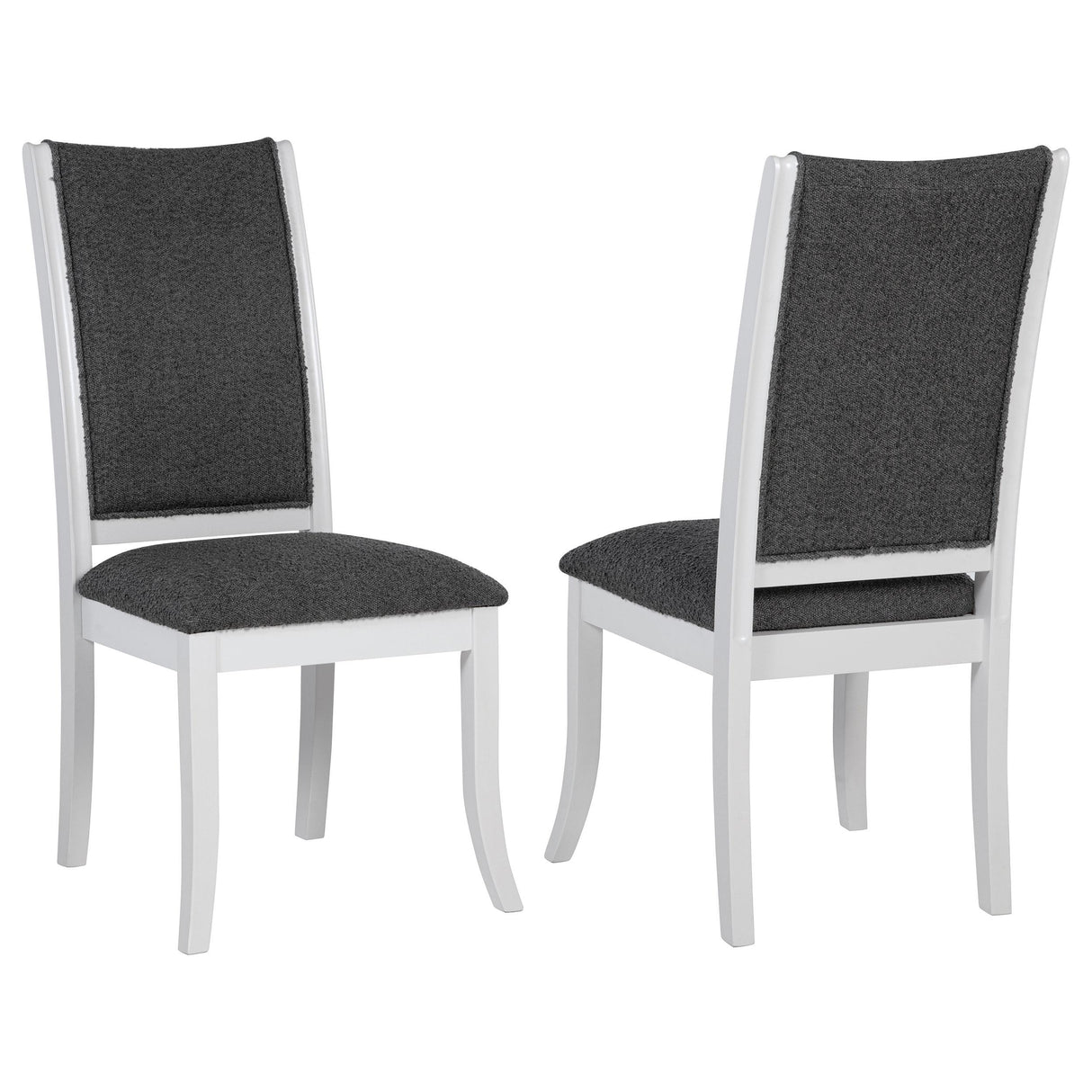 Coaster Judd Upholstered Dining Side Chair Pearl White (Set of 2)