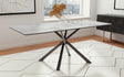 Coaster Carvell Rectangular Sintered Stone Dining Table Mirage White