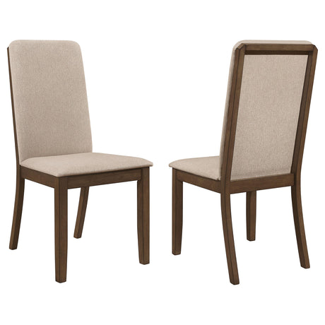 Coaster Wethersfield Wood Dining Side Chair Medium Walnut (Set of 2)