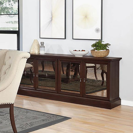 Coaster Brockway 4-door Dining Sideboard Buffet Cabinet Antique Java